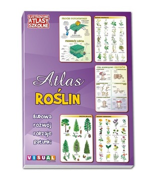 ATLAS ROŚLIN BIOLOGIA Ilustrowane Szkolne Visual 32str