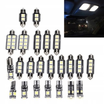 23 шт. СВЕТОДИОДНАЯ ЛАМПА 6500К 150ЛМ 12В T10 SMD