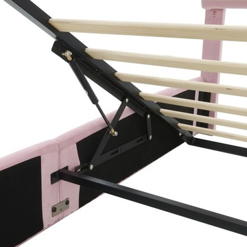 Łóżko dziecięce Królik, schowek hydrauliczny pod łóżkiem 140x200cm