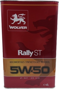 Olej Silnikowy Wolver Rally ST 5W-50 4L.