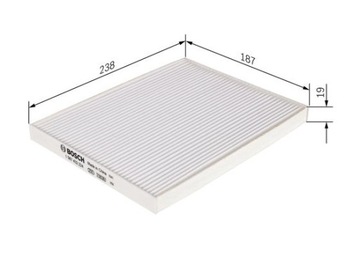 BOSCH FILTR KABINA 1 987 432 224