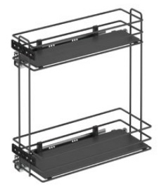 CARGO 20 BLUM DWUPOZIOMOWE ANTRACYTOWE LEWE