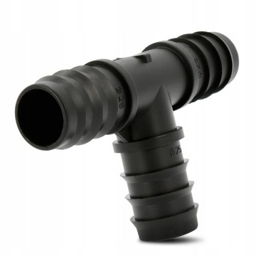 TRÓJNIK wciskany do RURY montażowej LINNI kroplującej na wąż 16mm