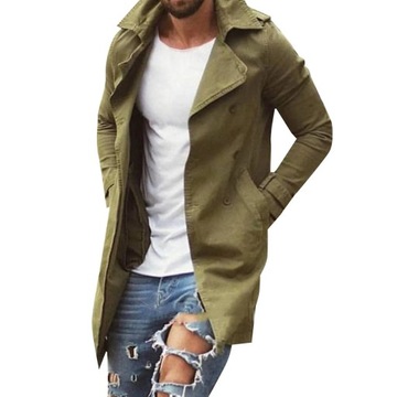 Men's Long Sleeved Mid Length Slim Fit Oversized W