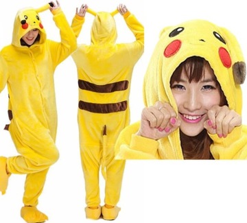 PIKACHU KOMBINEZON PIŻAMA KIGU ONESIE XL 16 CH1G