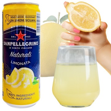 Napój LIMONATA 330ml SANPELLEGRINO puszka WŁOCHY