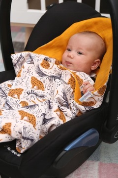 КРЕСЛО-ПЕРЕНАЛКА С МИСЛИНОВЫМ ОДЕЯЛОМ BABYMAM