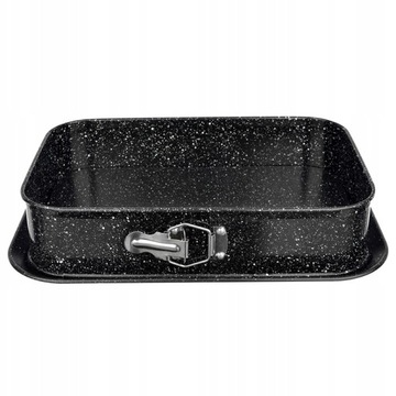 ФОРМА ДЛЯ ВЫПЕЧКИ ТОРТОВ, ПРЯМОУГОЛЬНАЯ СТАЛЬ, АНТИПРИГАРНОЕ ПОКРЫТИЕ