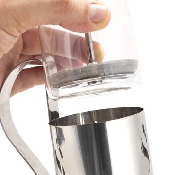 ЗАВАРОЧНИК, СТЕКЛЯННЫЙ ГРАФИН, для ЧАЯ, КОФЕ, ТРАВ, Френч Пресс