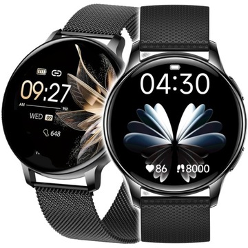 SMARTWATCH ZEGAREK DAMSKI POLSKIE MENU ROZMOWY POWIADOMIENIA DLA KOBIETY PL