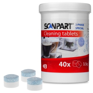 Таблетки для двухфазной очистки Scanpart