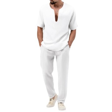 Summer New European and American Men's Solid Color