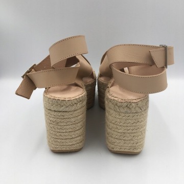 Buty damskie sandały zamsz espadryle Zign r40