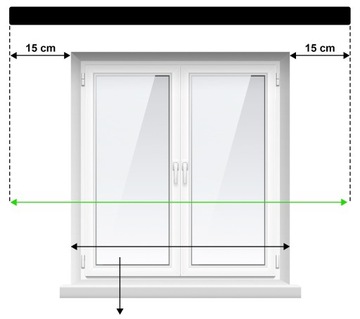 Карниз для штор, ПОТОЛОЧНЫЙ рейлинг, 2-я направляющая, ИЗГОТОВЛЕНИЕ НА РАЗМЕР: 350 см