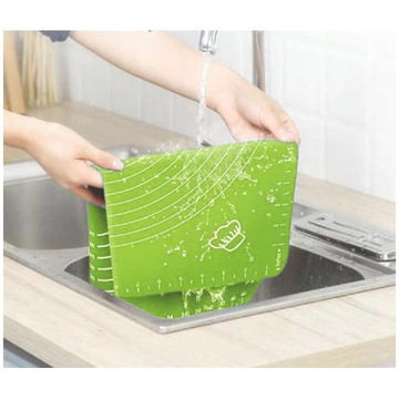 Табурет, подставка для столовых приборов, силиконовый кухонный коврик 50х40 см, Цвета