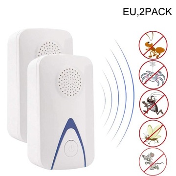 2 pcs Ultrasonic Pest Repeller Pest Control Trap