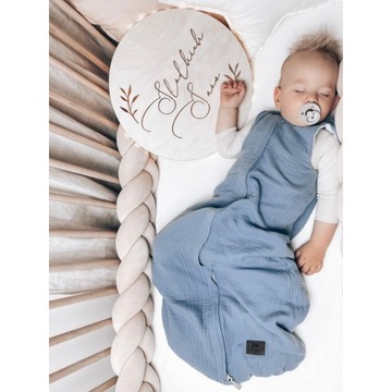 Двусторонний муслиновый спальник (0-4м) Подсолнух - Sleepee