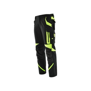 ЭЛАСТИЧНЫЕ, СВЕТООТРАЖАЮЩИЕ, эластичные рабочие брюки для здоровья и безопасности.