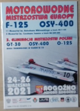 Motorowodne mistrzostw Europy F-125, Osy-400. Eliminacja Mistrzostw Polski