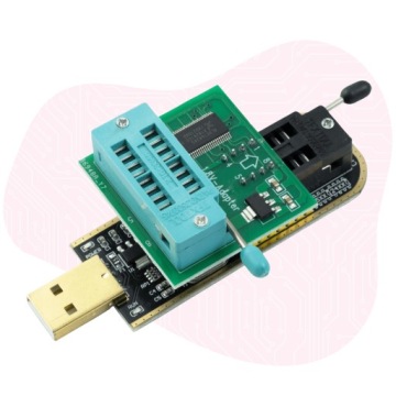 Программатор EEPROM FLASH на CH341A + программное обеспечение и руководство EN