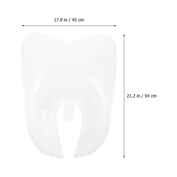 Свадебные украшения Воздушные шары в форме зубчиков 4 шт.