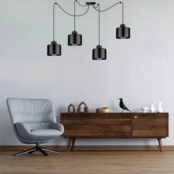 ЛЮСТРА ПОТОЛОЧНАЯ ПОДВЕСНАЯ СВЕТИЛЬНИК LED LOFT SPIDER ПОДВЕСНОЙ СВЕТИЛЬНИК СОВРЕМЕННАЯ ГОСТИНАЯ