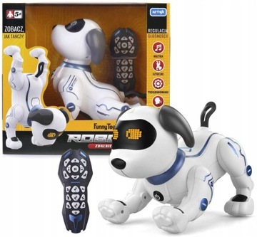 PIESEK INTERAKTYWNY CHODZI ROBOT TAŃCZY KOMENDY RC