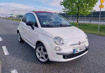 Fiat 500 II CC Seria 3 0.9 TwinAir 105KM 2014 Fiat 500 C 0.9 B 105Ps Bixenon Kabriolet Skora...