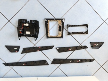 DEKORACE LIŠTA ZDOBENÍ KOMPLET MERCEDES W204 KOMBI KARTÁČOVANÉ HLINÍK