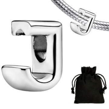 CHARMS ZAWIESZKA LITERA J LITERKA + WORECZEK