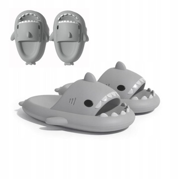 NOWY KLAPKI KROK REKINKI ANTYPOŚLIZGOWE KAPCIE NA PLAŻE SHARK WIELOBARWNOŚĆ