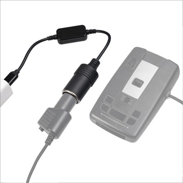 Портативный преобразователь кабеля USB C в прикуриватель