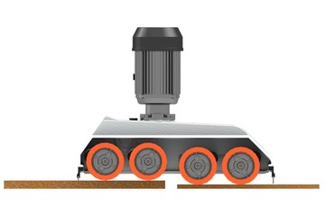 Механический бункер подачи Maggi, 4 роликовые стойки, 8 скоростей подачи.