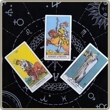 НАБОР КЛАССИЧЕСКИХ КАРТ ТАРО Всадник ТАРО 78 КАРТ ПОЛЬСКАЯ ИНСТРУКЦИЯ