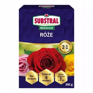 SUBSTRAL OSMOCOTE NAWÓZ DO RÓŻ 300G