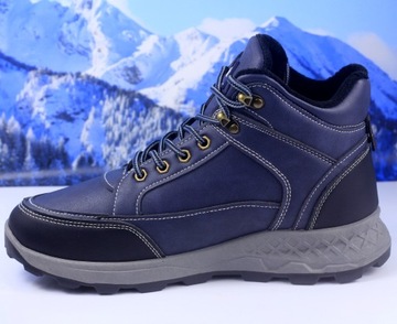 Buty ocieplane zimowe męskie trzewiki śniegowce trekkingowe sportowe DL7231