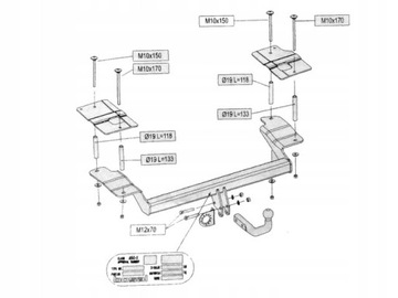 ZAŘÍZENÍ(HÁK) TÁŽNÝ 028-401 ACPS-ORIS OPEL SIGNUM