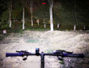 МОЩНАЯ СВЕТОДИОДНАЯ ВЕЛОСИПЕДНАЯ ФАРА 1000 ЛЮМЕН ПЕРЕДНЯЯ + ЗАДНЯЯ