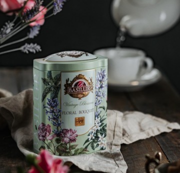 Basilur FLORAL BOUQUET зеленый чай TIN 100 гр.