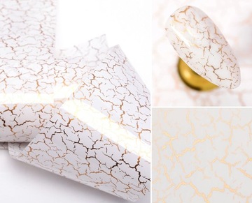 Трансферная фольга для украшения ногтей БЕЛАЯ