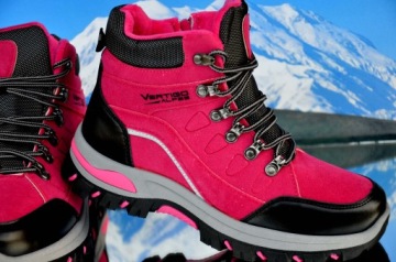 ЗИМНИЕ ПОХОДНЫЕ БОТИНКИ УТЕПЛЕННЫЕ СНЕГ ТРЕККИНГ СНЕГ БОТИНКИ ТРЕККИНГ В ГОРАХ ДЛЯ ХОДЬБЫ TRW