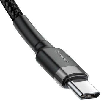 Kabel USB-C / USB-C, Baseus Cafule, 3A, 60W, 1m