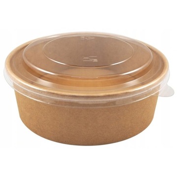 Miska KRAFT na zupę 800/1000 ml + pokrywka - 50szt