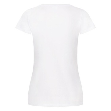 T-shirt damski koszulka bawełniana Fruit of The Loom ORIGINAL biała L