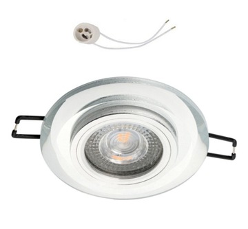 Oprawa sufitowa szklana do LED GU10 CT71 lustro