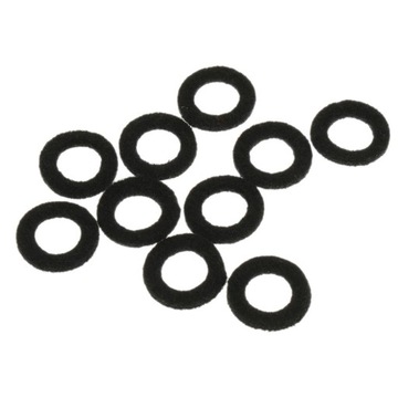 10 шт., фетровые шайбы для трубы, подушка, аксессуар для духовых инструментов, черный