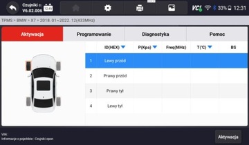 ДИАГНОСТИЧЕСКИЙ ТЕСТЕР RS910 PRO TS ДАТЧИКИ TPMS x4