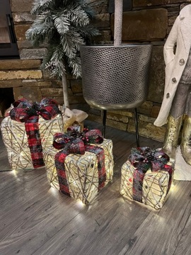 РОЖДЕСТВЕНСКИЕ УКРАШЕНИЯ РОЖДЕСТВЕНСКАЯ ЕЛКА ПОДАРКИ 3 шт.