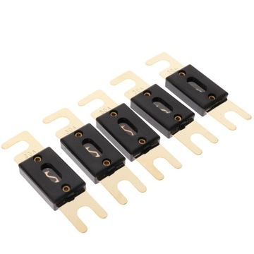 wkv-Great Performance 5 Pcs Car Auto ANL Gold Plated 30A 32V