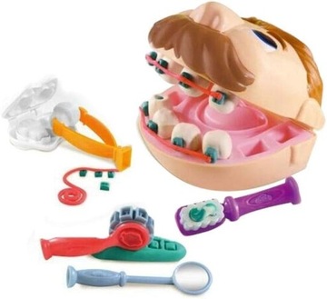 CIASTOLIN MAŁY DENTYSTA LEKARZ STOMATOLOG ZESTAW DENTYSTYCZNY PREZENT